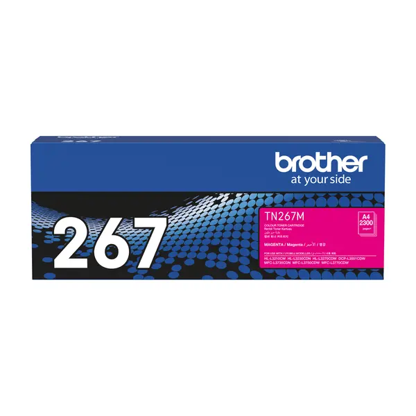 Brother兄弟牌 TN-267 M 洋紅色碳粉匣