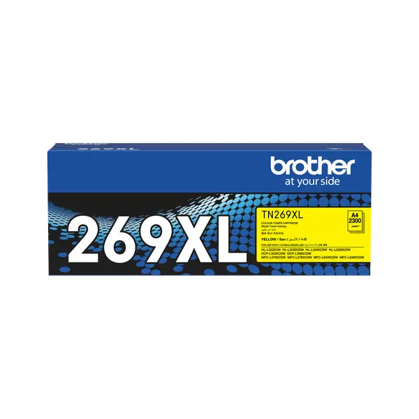 Brother兄弟牌 TN269XLY 黃色碳粉匣